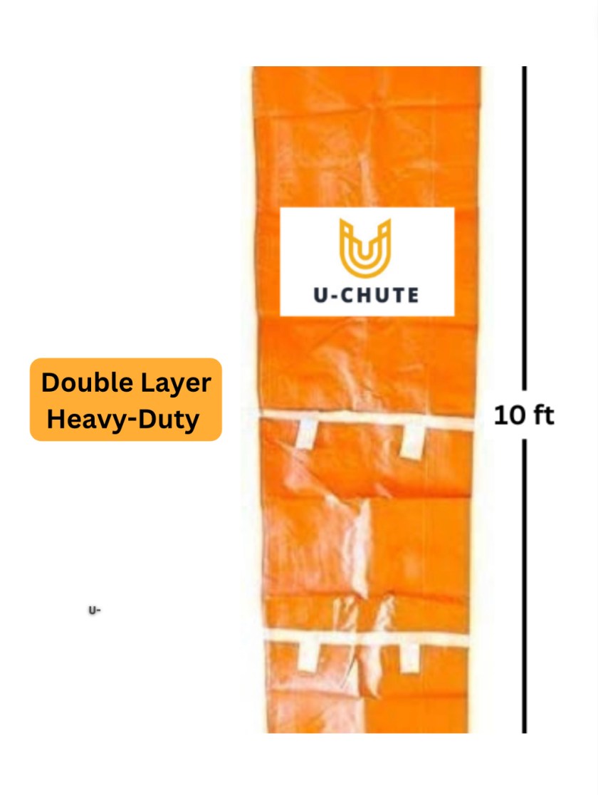 Heavy Duty U-Chute 10FT Construction Trash Chute