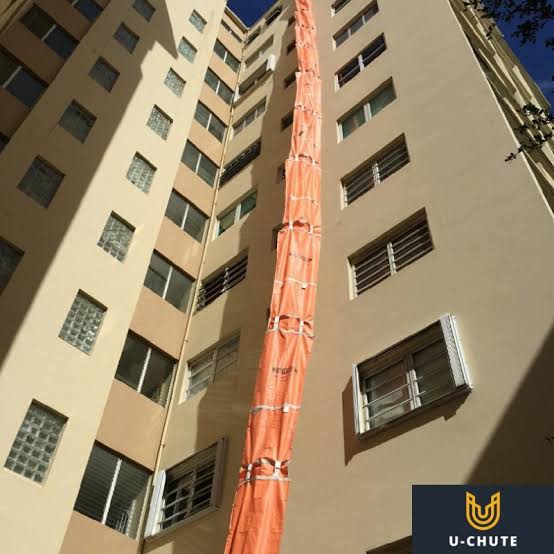 U-Chute trash chute debris management equipment